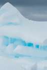 Antarctica, Weddell Sea, Snow Hill. Detail of iceberg with icicles. Art Print